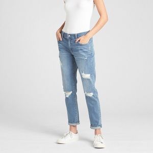 GAP Mid Rise Best Girlfriend Jean Distressed 32 14